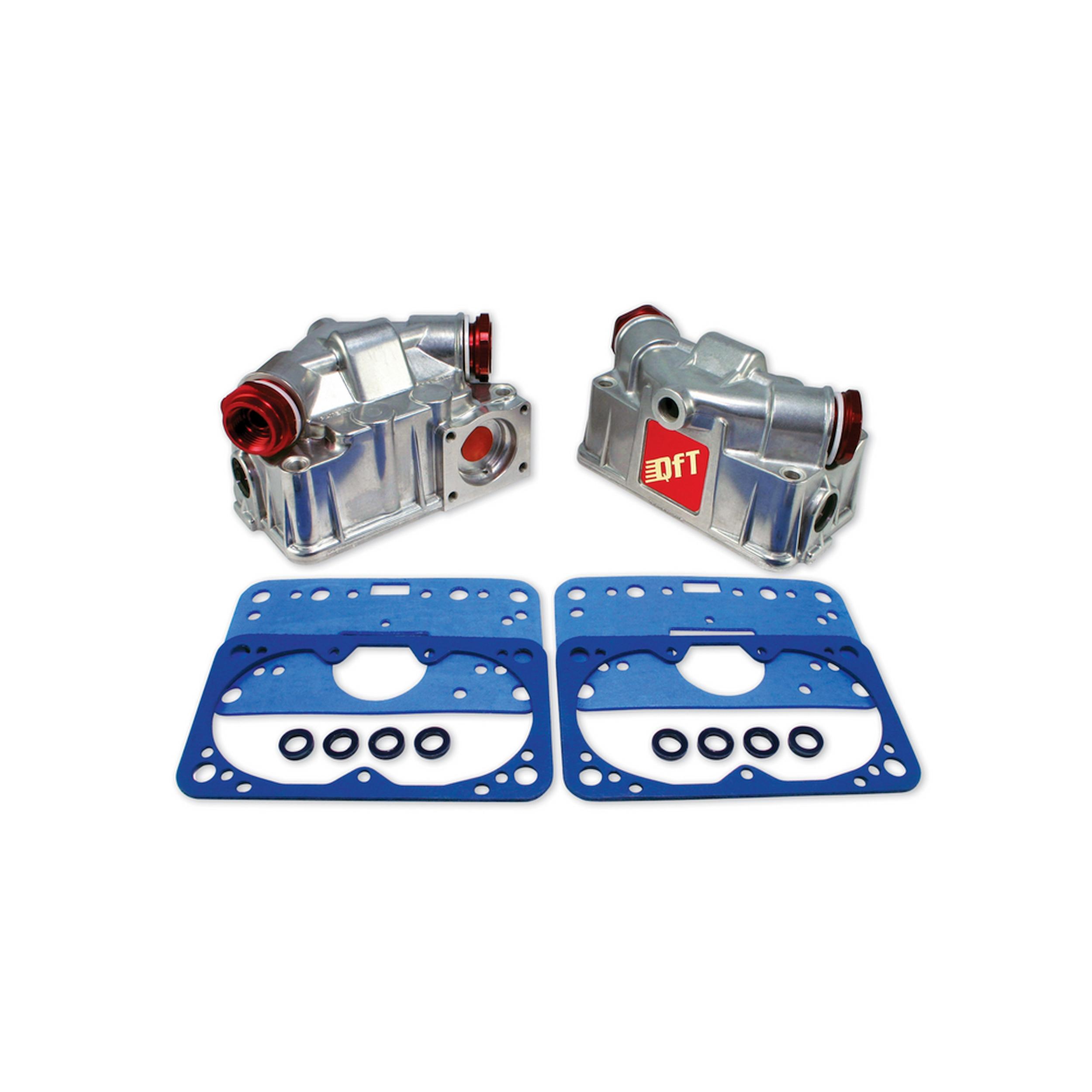 Quickfuel Fuel Bowl Conversion Kit (Four BBL Dual Accelerator Pump). - 34-100QFT