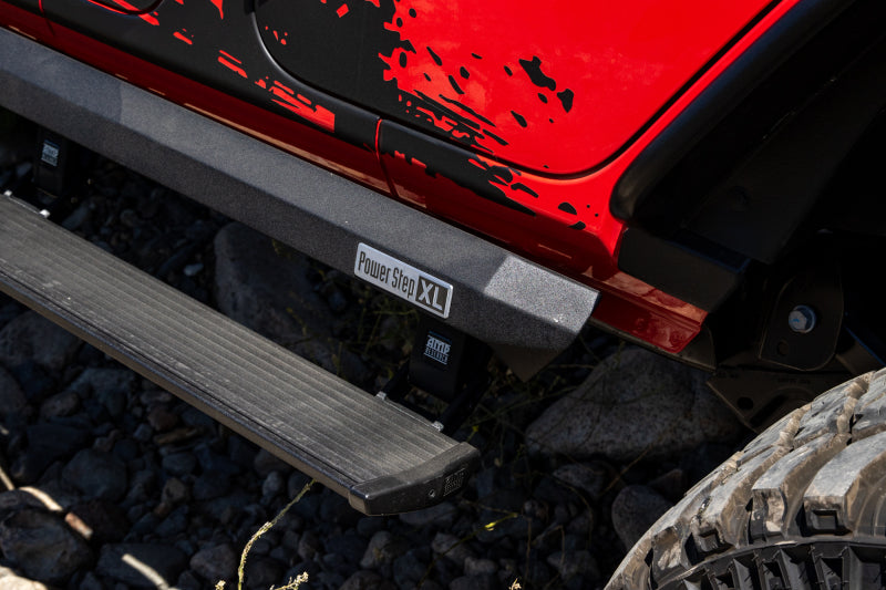 AMP Research PowerStep XL 1.5" Additional Drop - 07-18 Jeep Wrangler JKU, 4-Door (2007-2018 Wrangler, Wrangler JK) - 77122-01A