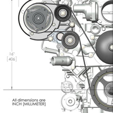Holley LS A/C Accessory Drive Kit - Includes R4 A/C Compressor, Tensioner, &amp; Pulleys.  - 20-140