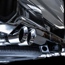 AWE 0FG Catback Split Rear Exit Exhaust for 4th Gen Silverado/Sierra 1500 5.3L (With Bumper Cutouts) - Quad Chrome Silver Tips - 3015-42201