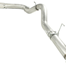 AFE Large Bore-HD 5 IN 409 Stainless Steel DPF-Back Exhaust System w/Polished Tip (2007-2012 2500, 3500, Ram 2500, Ram 3500) - 49-42016-P