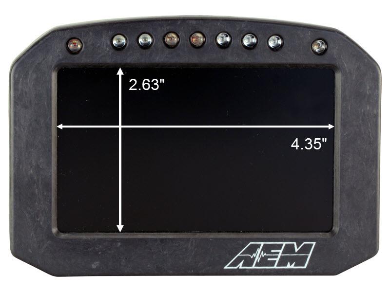 AEM Flat Panel Display Kit, Cd-5Lg Carbon - 30-5603F