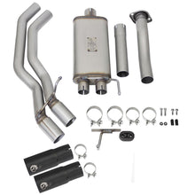 AFE Rebel Series 3 IN to 2-1/2 IN 409 Stainless Steel Cat-Back Exhaust w/Black Tip (2015-2020 F-150, F-150, F-150) - 49-43081-B
