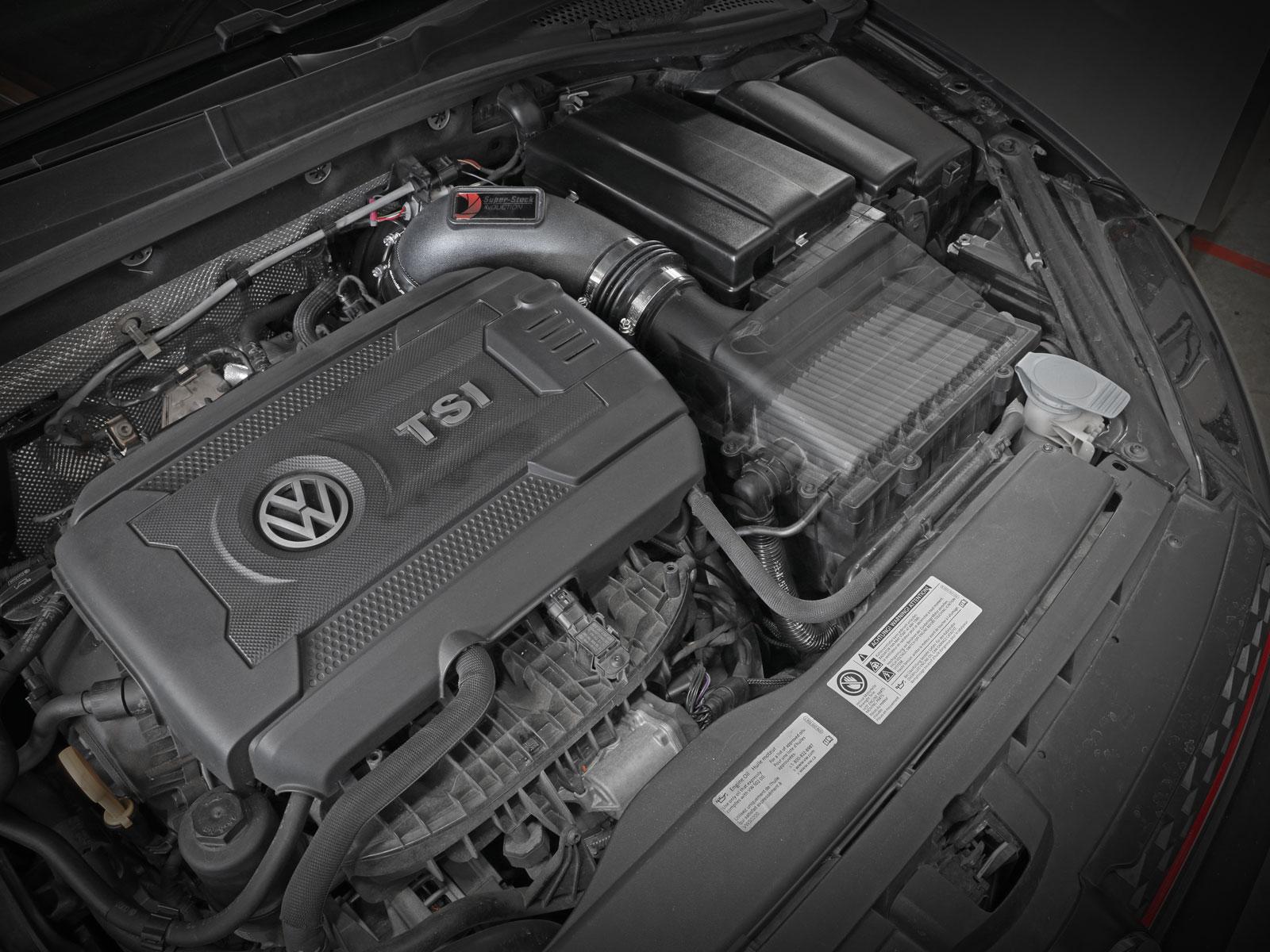 AFE 55-10012D Super Stock Induction System w/ Pro DRY S Filter Media (2015-2021 Volkswagen GTI (MKVII) L4-2.0L T)