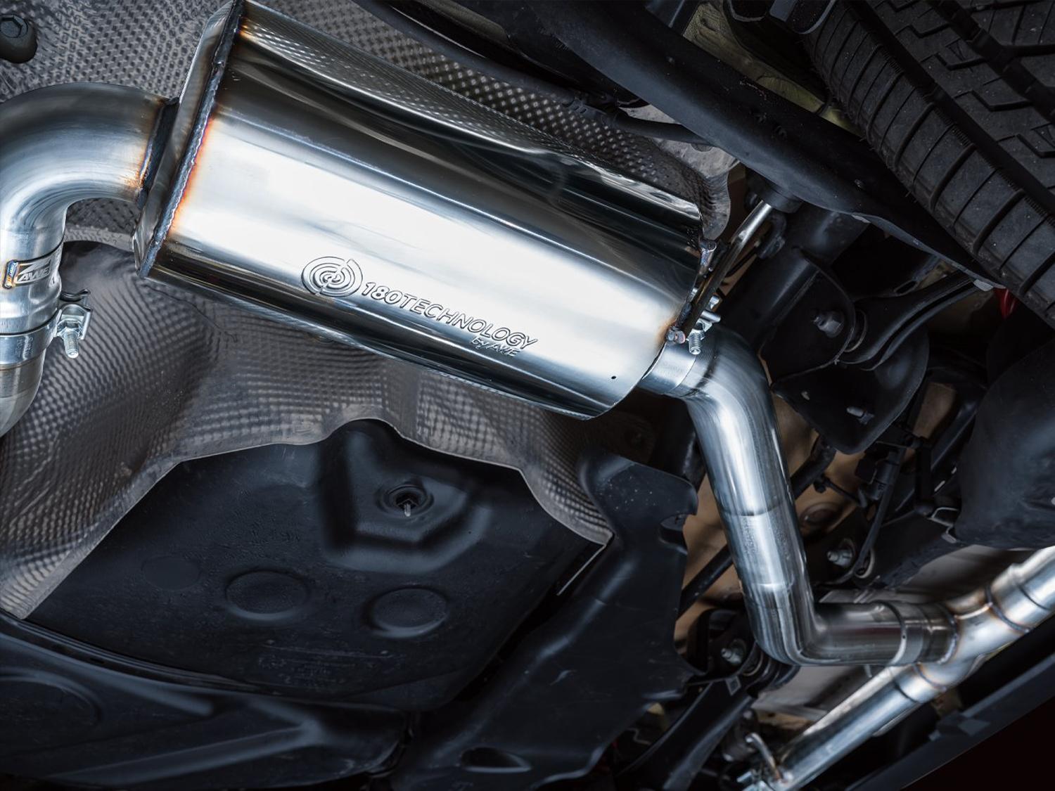 AWE Touring Edition Catback Exhaust - Chrome Silver Tips (2022-2023 Volkswagen MK8 GTI) - 3015-32658