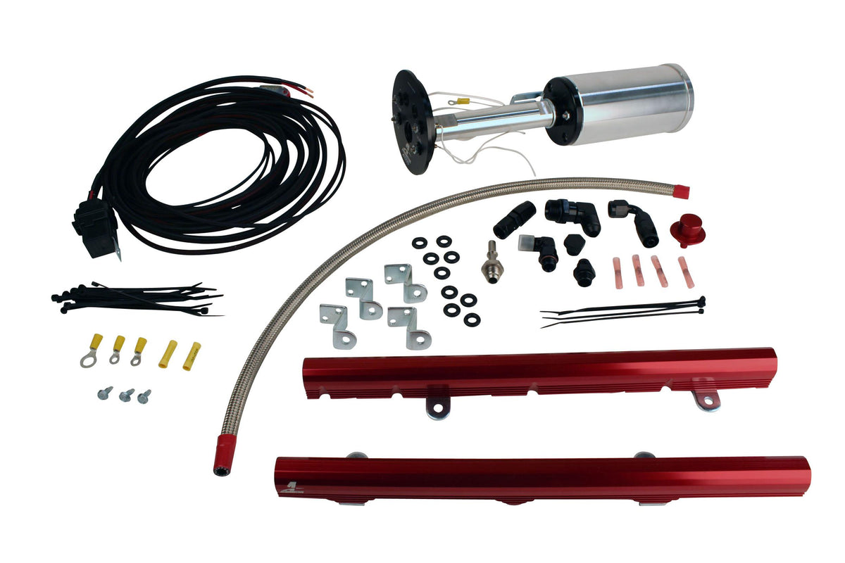 Aeromotive 03-13 Corvette Stealth Eliminator Race Fuel System With Ls3 Fuel Rails - 17184