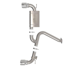 AFE Takeda 3 IN 304 Stainless Steel Axle-Back Exhaust w/ Polished Tips Hyundai Kona N 22-23 L4-2.0L (t) (49-37032-P) - 49-37032-P