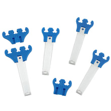 Mr. Gasket Standard Wire Loom Kit - Chrome / Blue.  - 9881