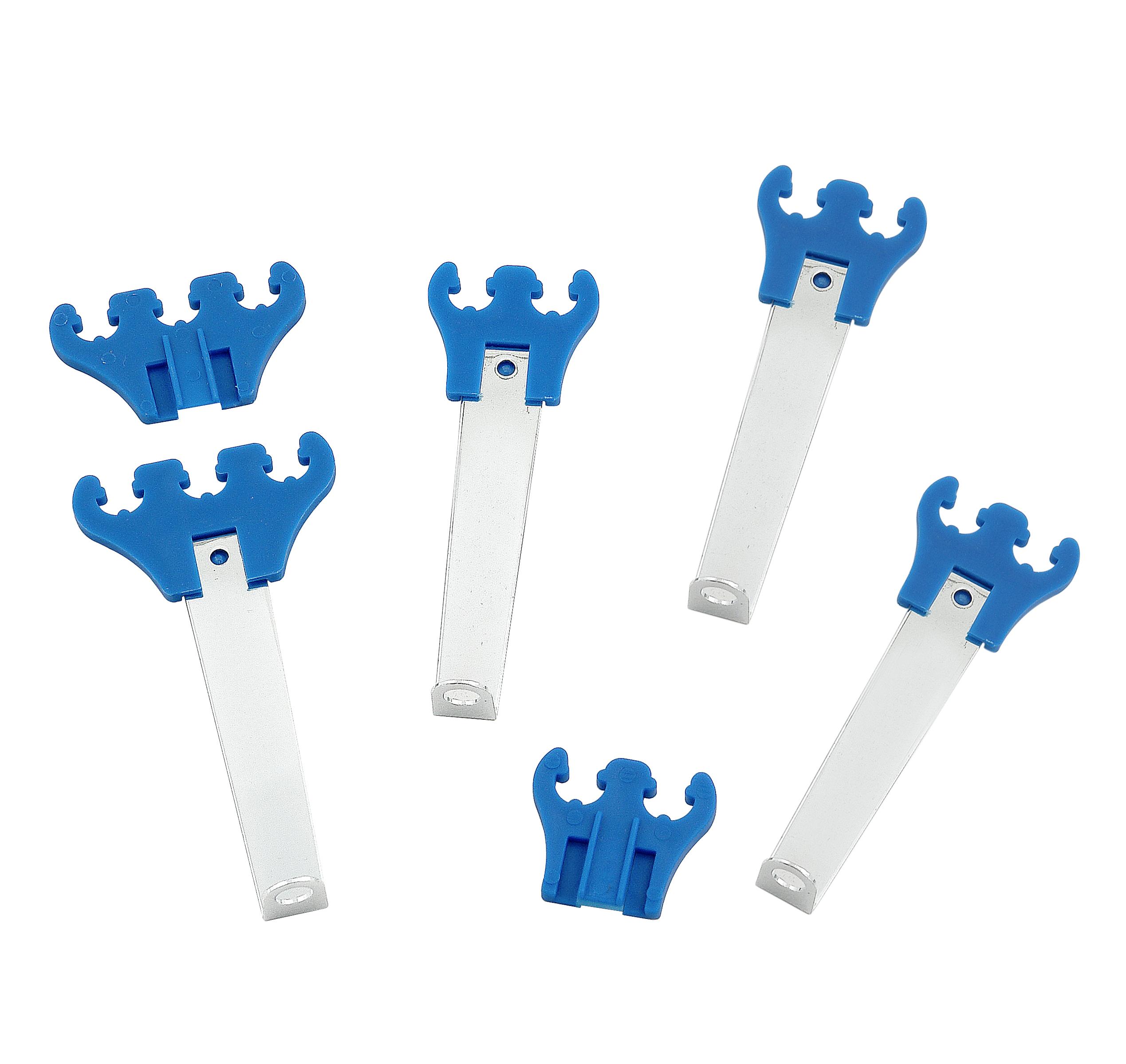 Mr. Gasket Standard Wire Loom Kit - Chrome / Blue.  - 9881