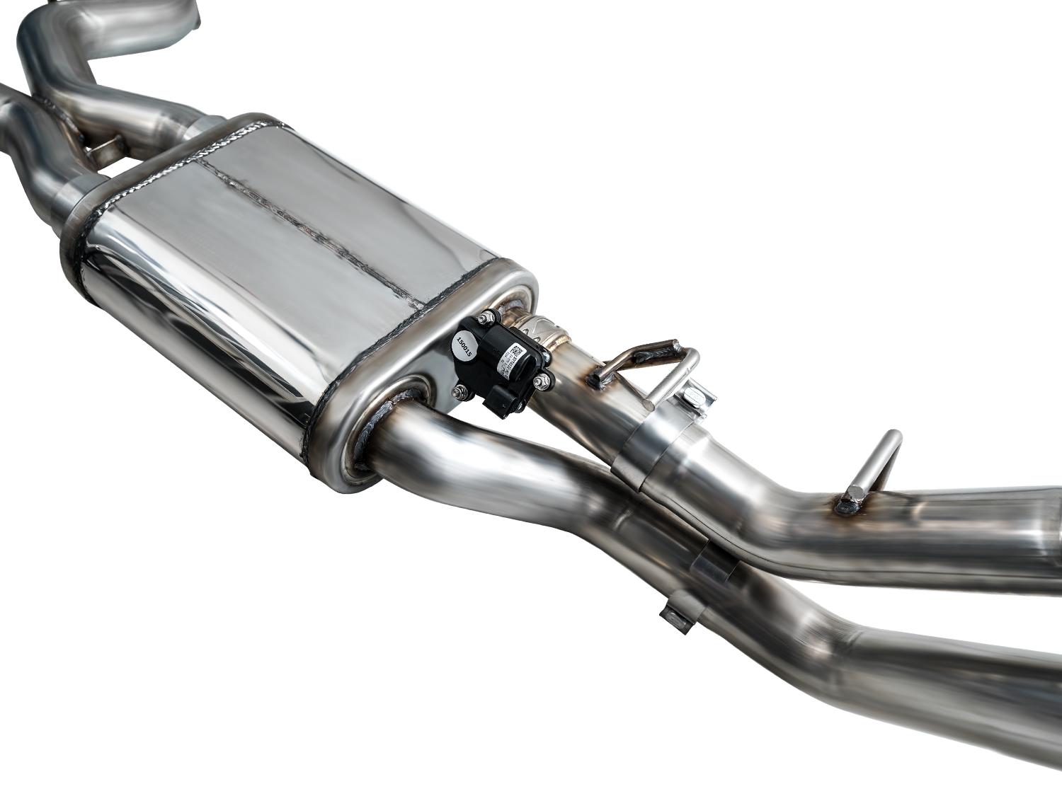 AWE 3" SwitchPath Catback Exhaust System - Dual BashGuards (2022-2025 Ford Bronco Raptor 3.0L) - 3025-31327