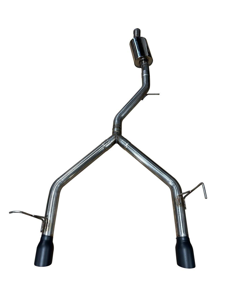 MRT Engineering 2022+ Ford Maverick 2.0L Street Performance Dual Tip Exhaust - Polished - 92W312
