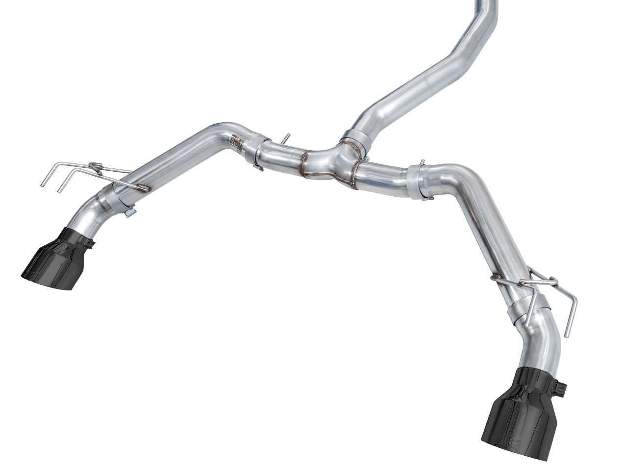 AWE Track Edition for FE1 Civic Si/DE4 Acura Integra- Diamond Black Tips - 3020-33331