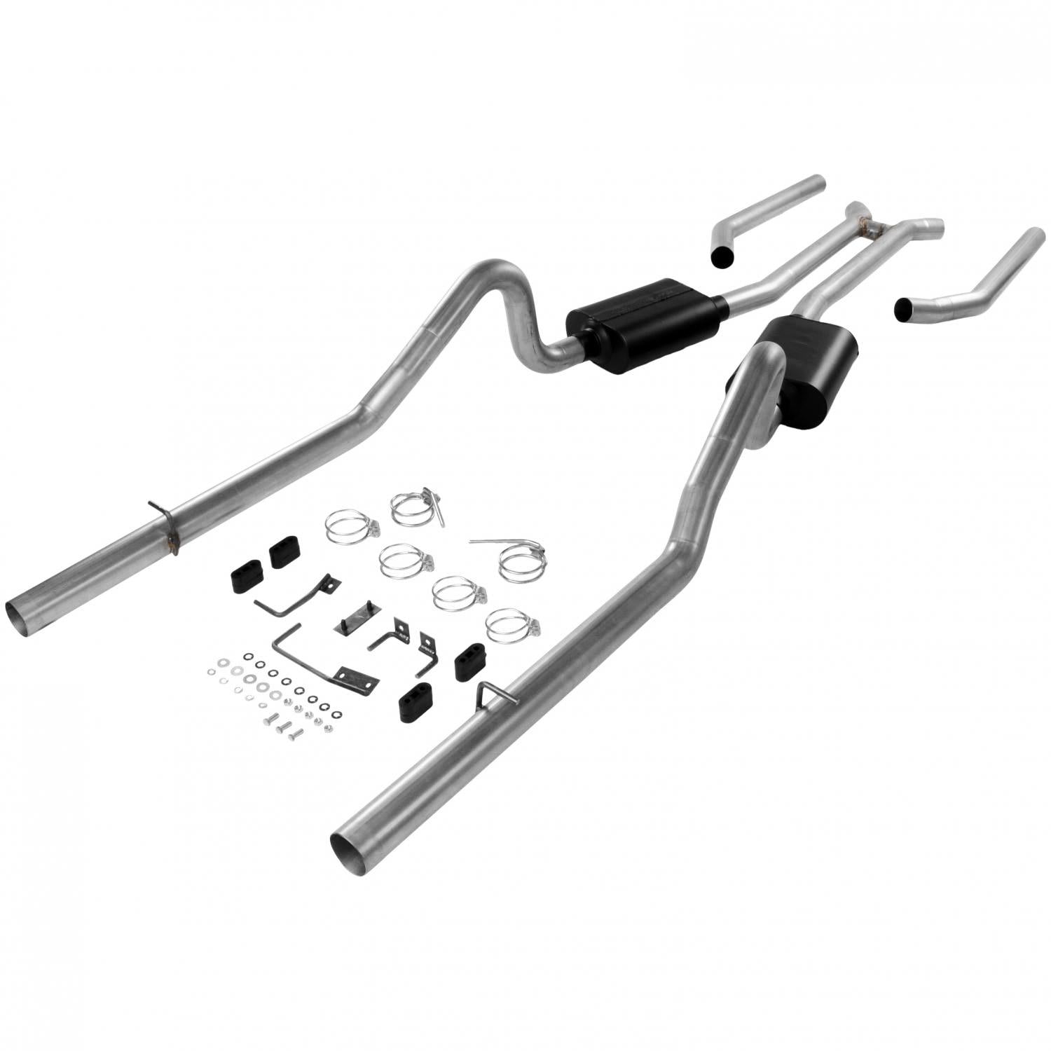 Flowmaster Header-back System - Dual Rear Exit - American Thunder - Aggressive Sound
