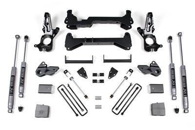 BDS Suspension 7 Inch Lift Kit Silverado/Sierra 2500HD 01-10 2WD Carrier Above Crossmember NX2 Nitro Shocks - BDS149H