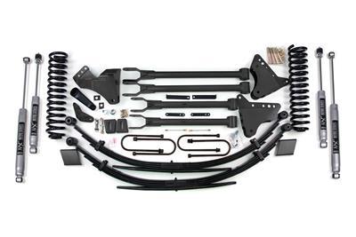 BDS Suspension 6 Inch Lift Kit w/ 4-Link Ford F250/F350 Super Duty 05-07 4WD Diesel 5 Inch Block Without Overload NX2 Nitro (2005-2007 F-250 Super Duty, F-350 Super Duty) - BDS351H