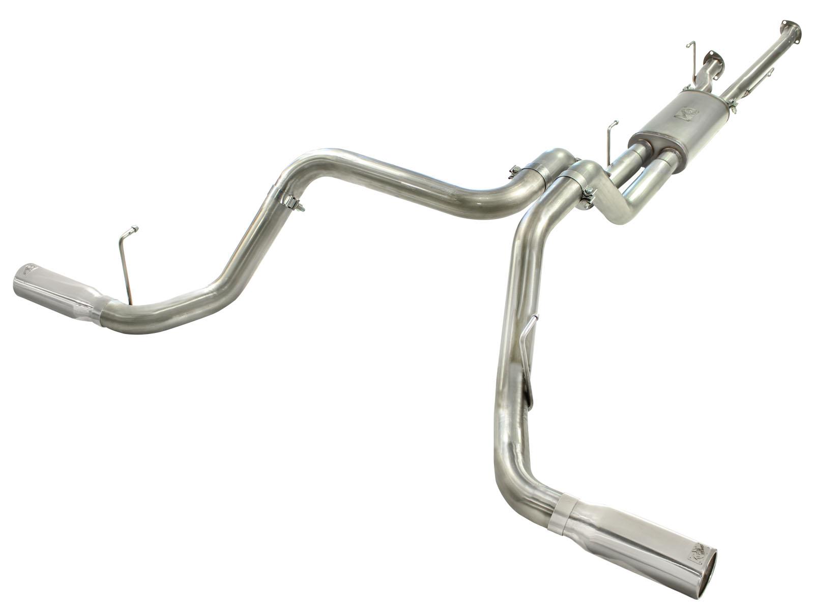 AFE MACH Force-Xp Cat-Back Exhaust w/ Polished Tip (2010-2021 Tundra) - 49-46014-P