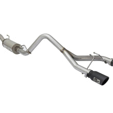AFE Rebel Series 2-1/2 IN 409 Stainless Steel Cat-Back Exhaust System w/Black Tip - 49-48056-B