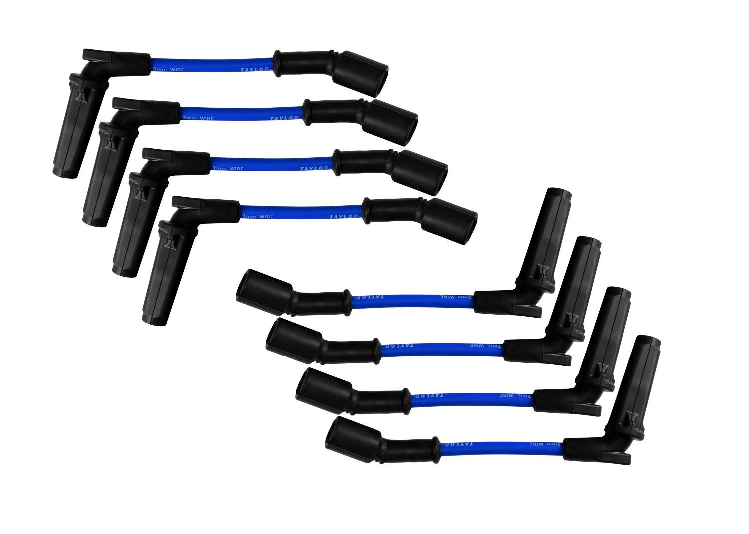 TAYLOR CABLE Thundervolt 8.2 custom 8 cyl blue Spark Plug Wires - 82644