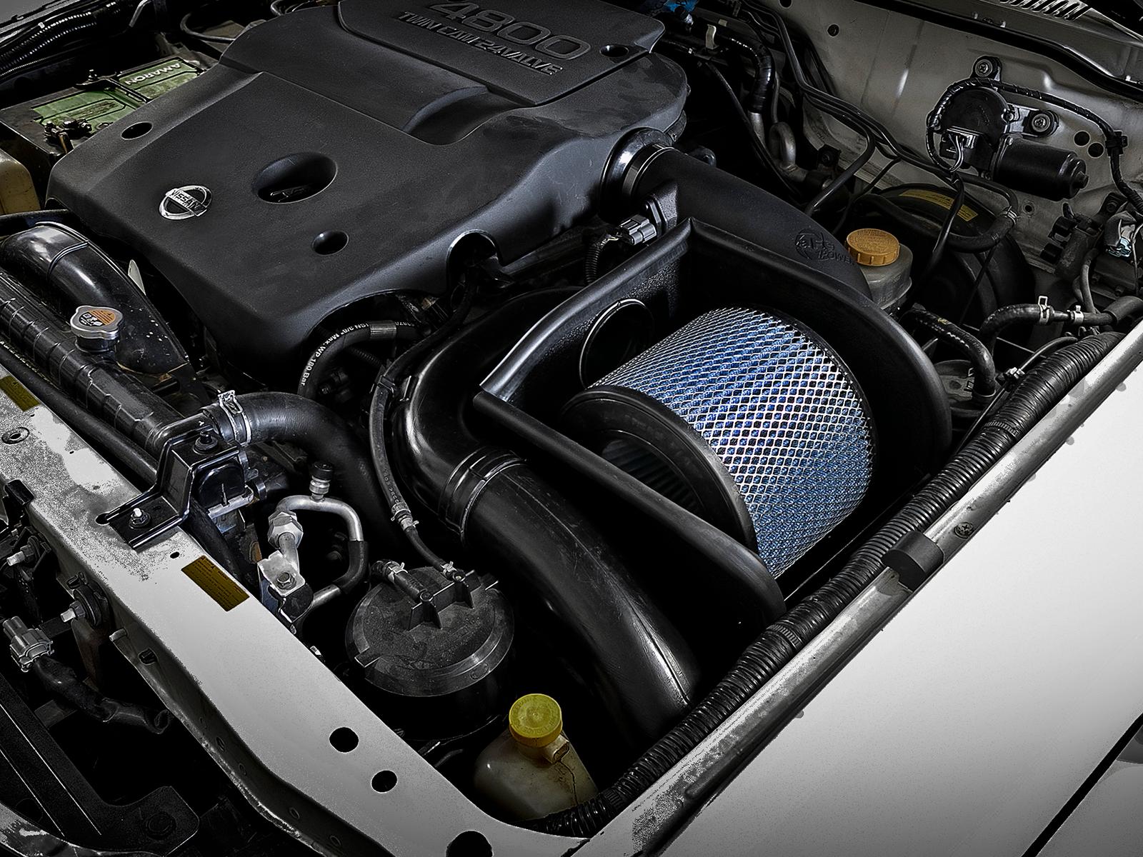 AFE Magnum FORCE Stage-2 Cold Air Intake System w/ Pro 5R Filter (Nissan Patrol (Y61) 01-16 L6-4.8L) - 54-13012R