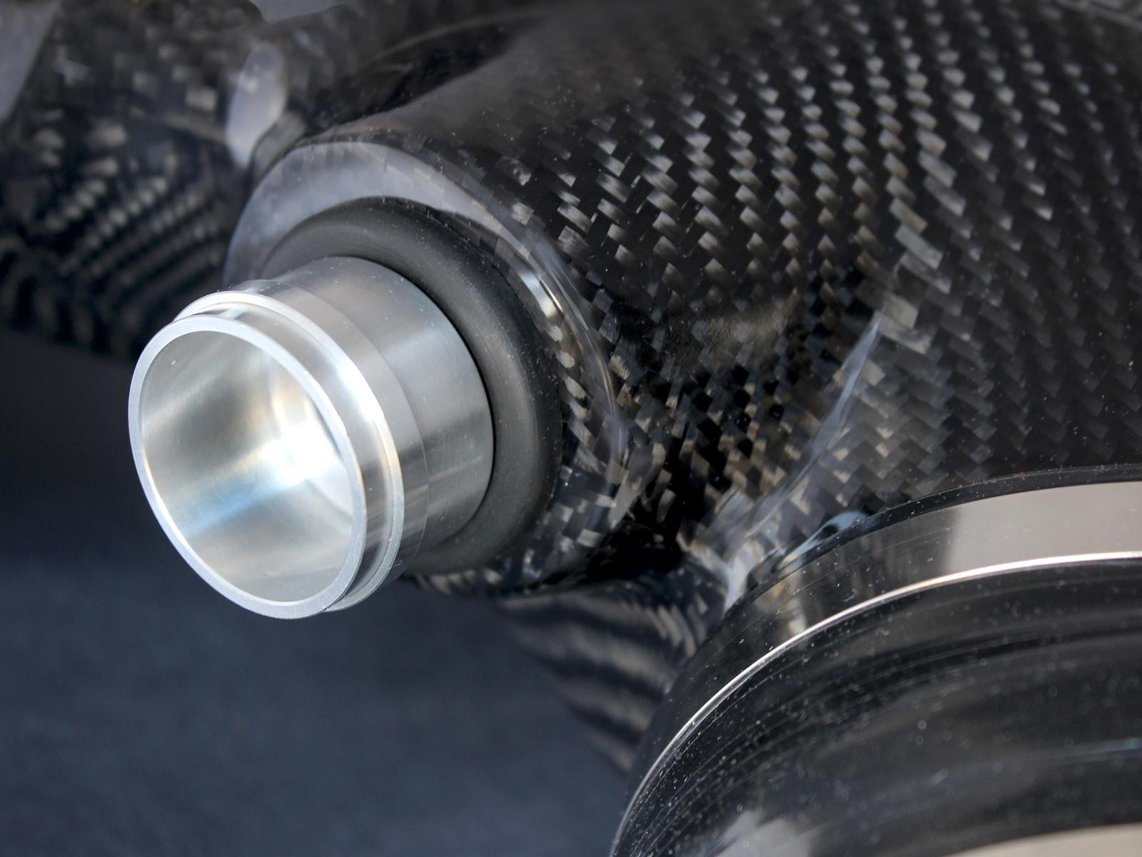 AFE Black Series Stage-2 Carbon Fiber Cold Air Intake System w/ Pro DRY S Media (2008-2013 M3) - 51-31662-C