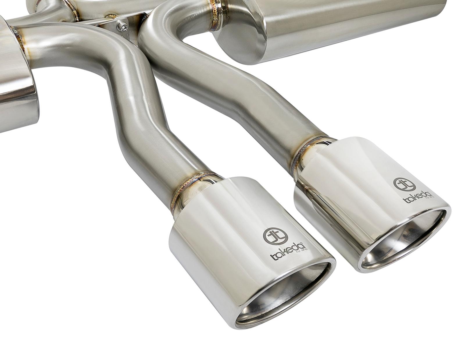 AFE Cat-Back Exhaust System (2017-2019 Honda Civic Si L4-1.5L (t)) - 49-36621-P