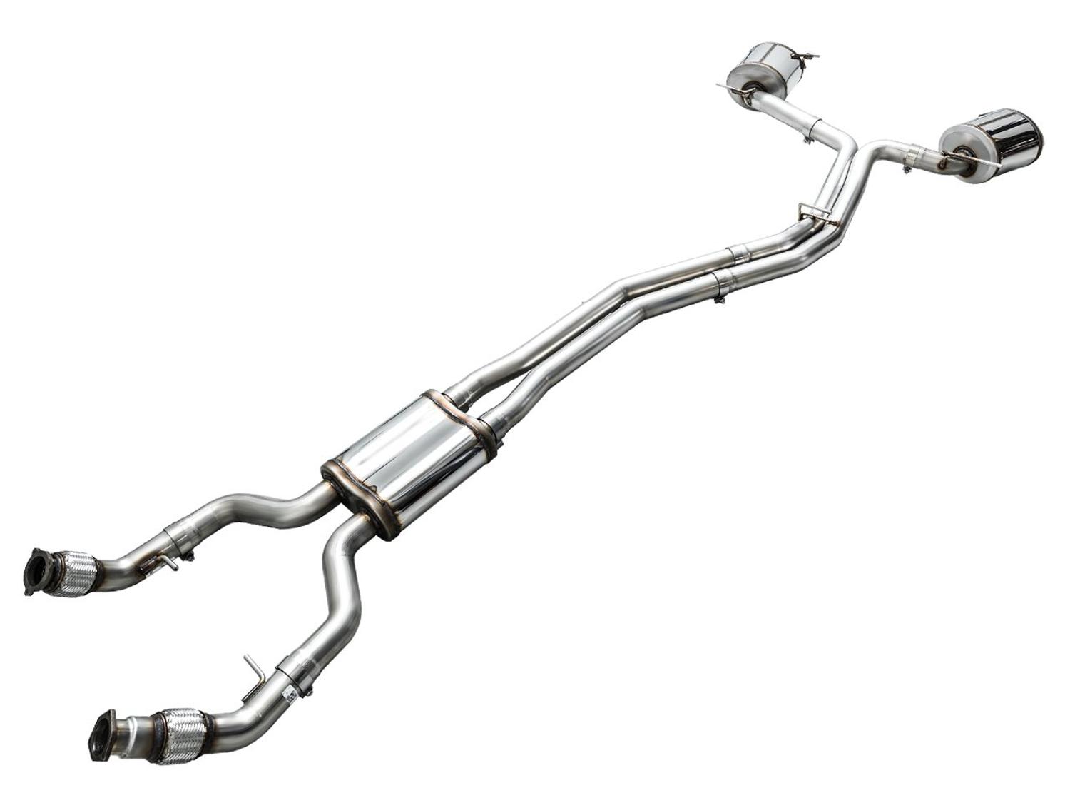 AWE Touring Edition Catback Exhaust - Turn Downs (2019-2023 Audi A6 / A7 3.0T) - 3015-31003