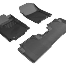 3D MAXpider 2012-2016 Honda CR-V Kagu 1st & 2nd Row Floormats - Black