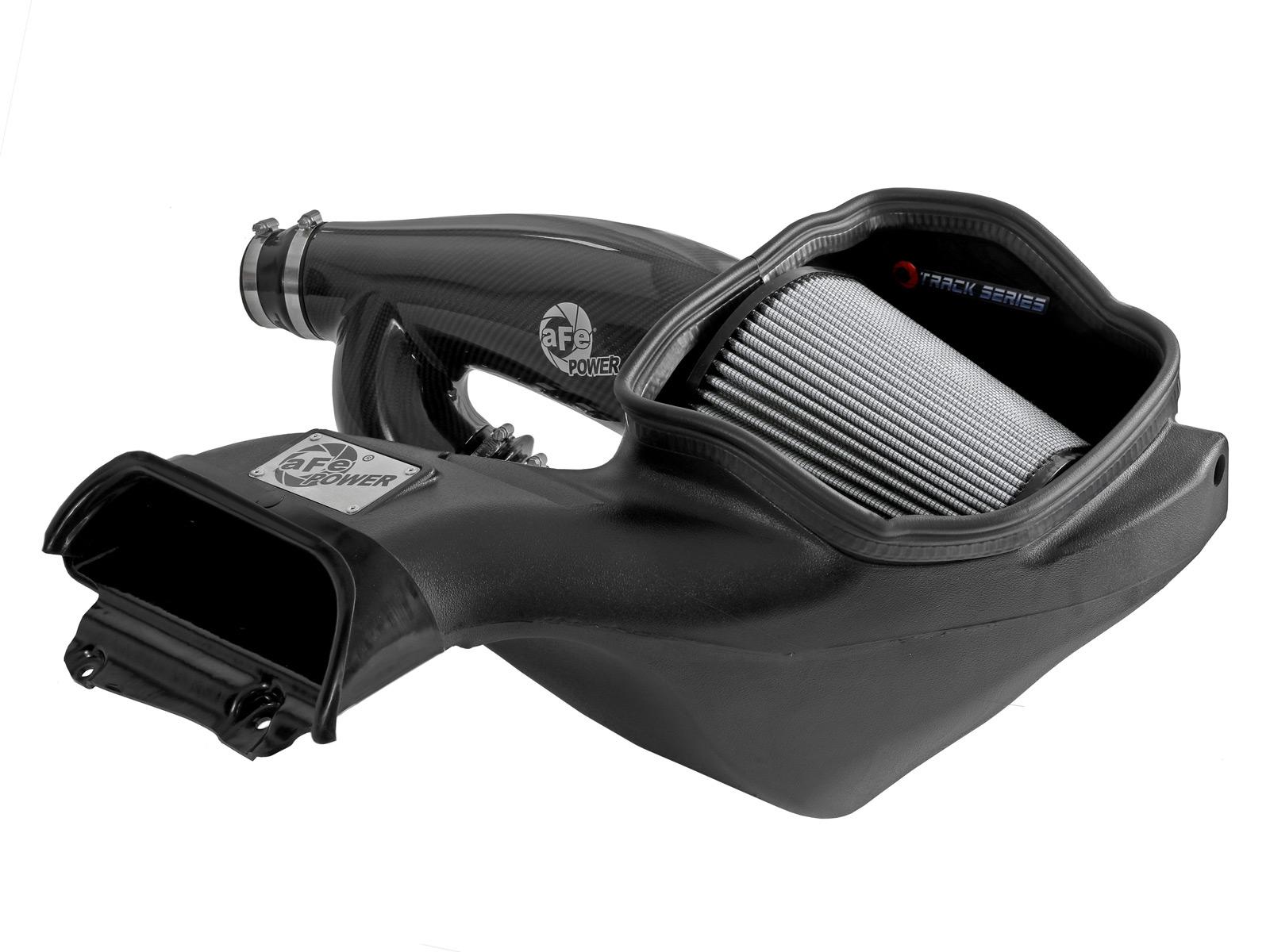 aFe Track Series Carbon Fiber Cold Air Intake System w/ Pro DRY S Filter (2021-2025 F-150 Raptor 3.5L) - 57-10031D