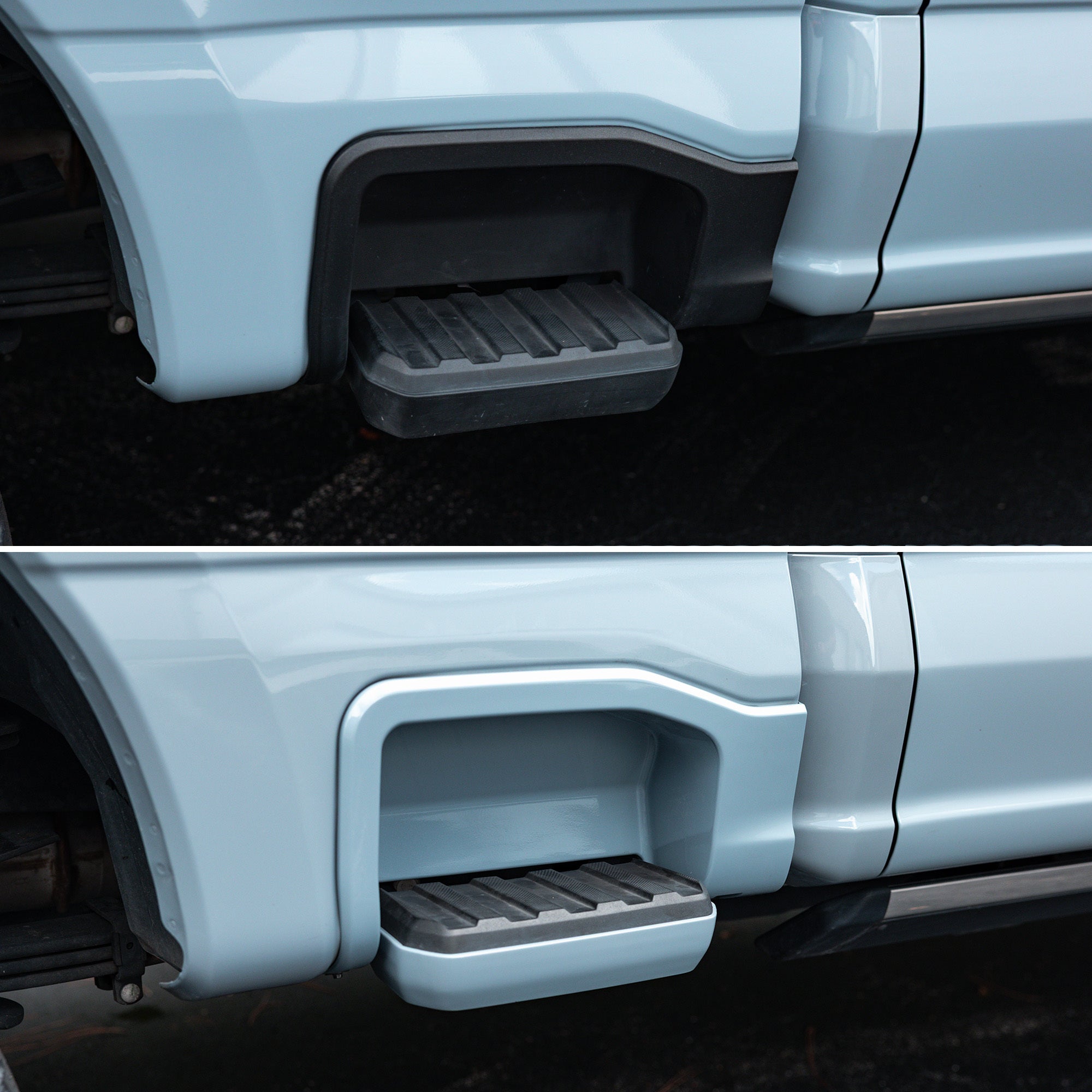 Paint Matched Step Trim for OEM Bed Steps (2023-2026 Super Duty)