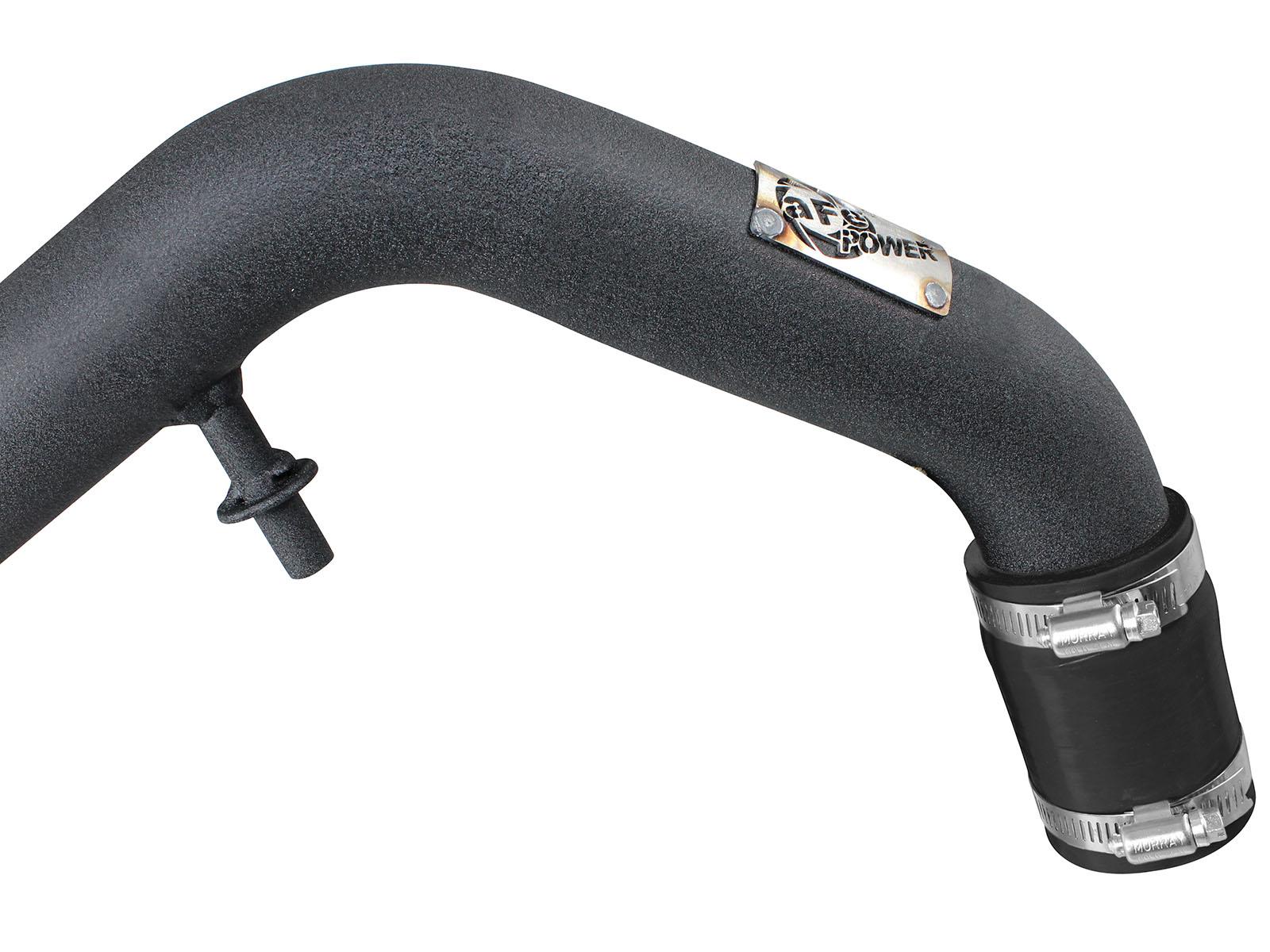 AFE BladeRunner 3 IN Aluminum Hot Charge Pipe Black (2015-2017 F-150) - 46-20208-B
