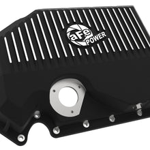 AFE Pro Series Rear Differential Cover Black w/ Machined Fins - 46-71210B