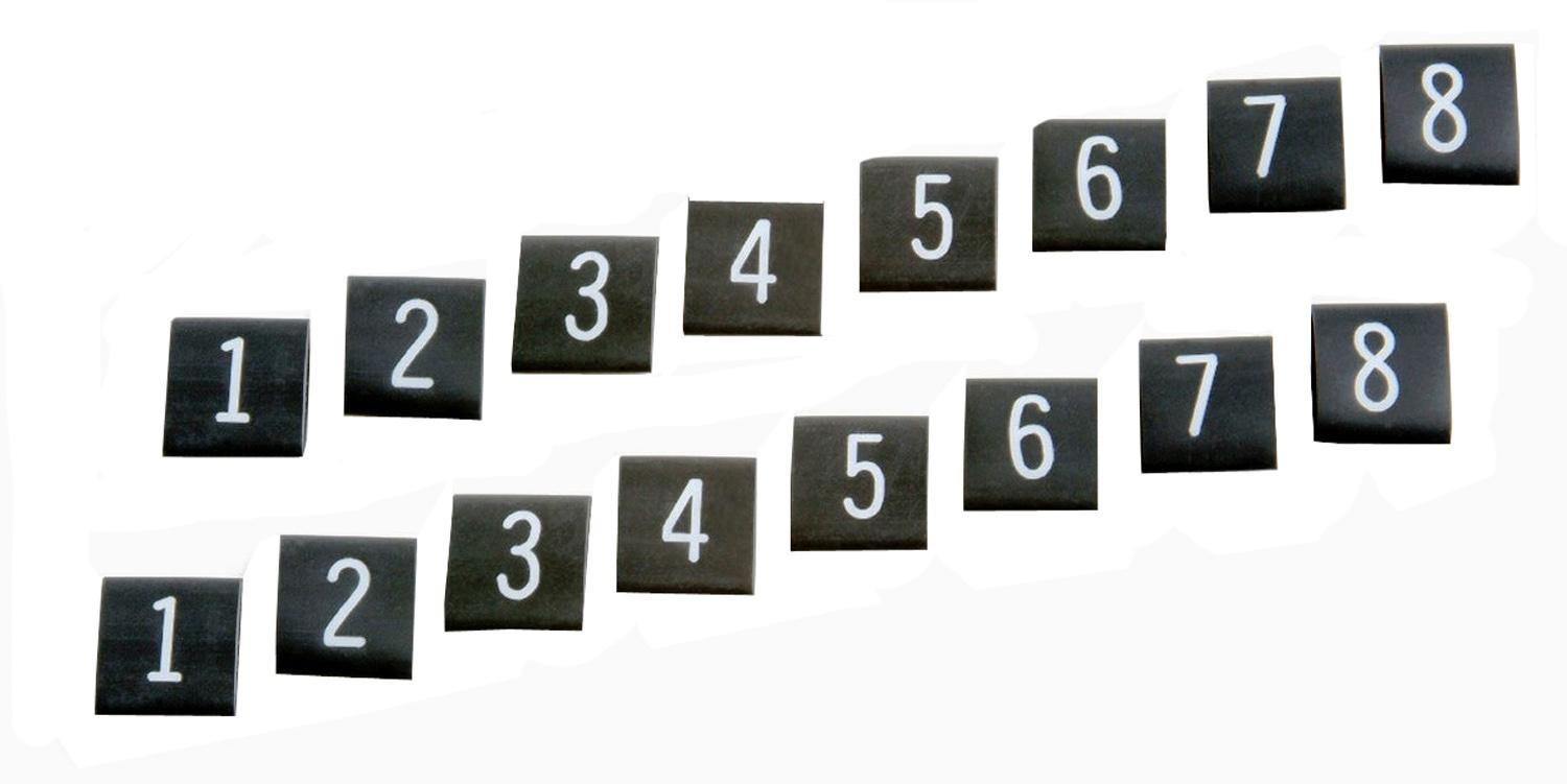 TAYLOR CABLE Shrink Sleeve Wire Markers black  - 41058