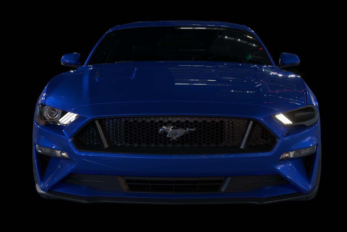 Lenz Composites V2 LED headlight intake duct