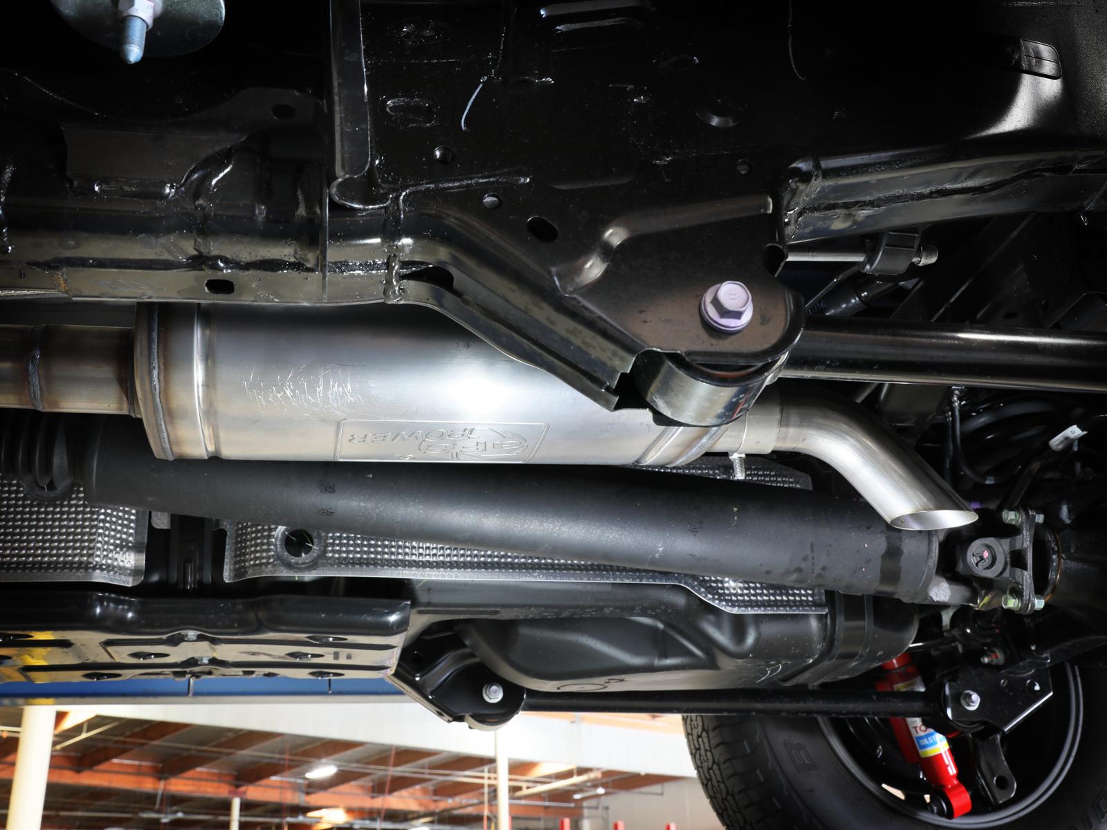 aFe ROCK BASHER 2.5" 409 Stainless Steel Cat-Back Exhaust System (2024 Toyota Tacoma 2.4L (t) ) - 49-46073