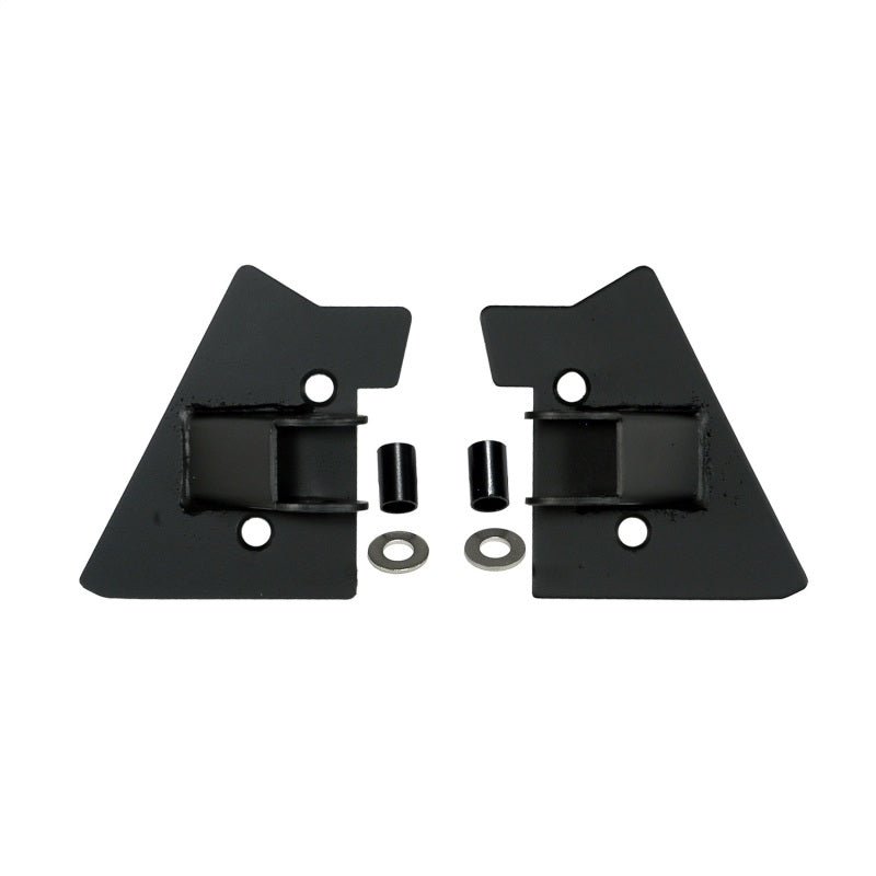 Rugged Ridge Mirror Relocation Bracket Kit Black; 97-02 Jeep Wrangler Tj - 11025.02
