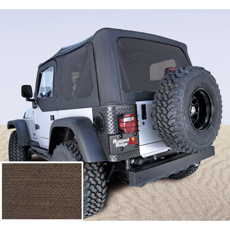 Rugged Ridge Xhd Soft Top Khaki Tinted Windows; 97-06 Jeep Wrangler Tj - 13730.36