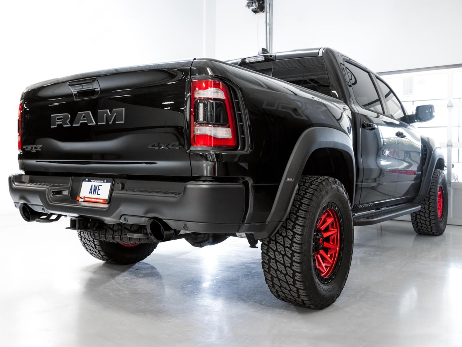 AWE 0FG Catback Exhaust for RAM TRX - Diamond Black Tips - 3015-33005