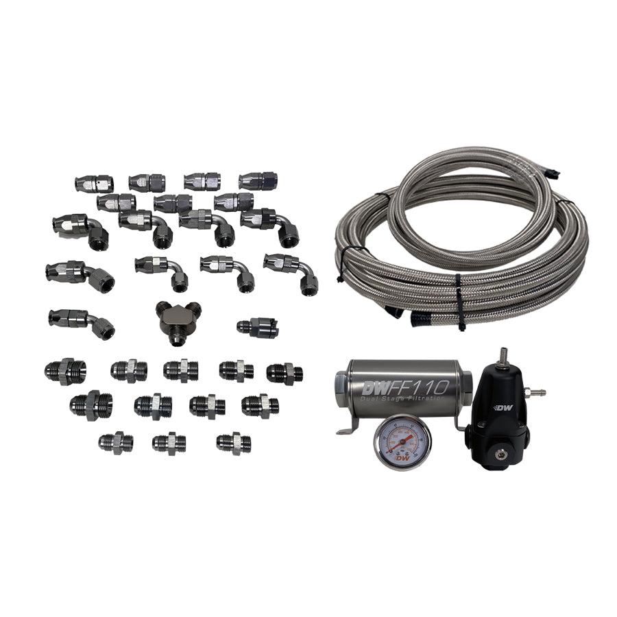 DeatschWerks X2 Series Pump Module CPE Plumbing Kit for 2008+ Subaru (2005-2022 WRX STI, Forester, Impreza, Legacy, Outback) - 6-615