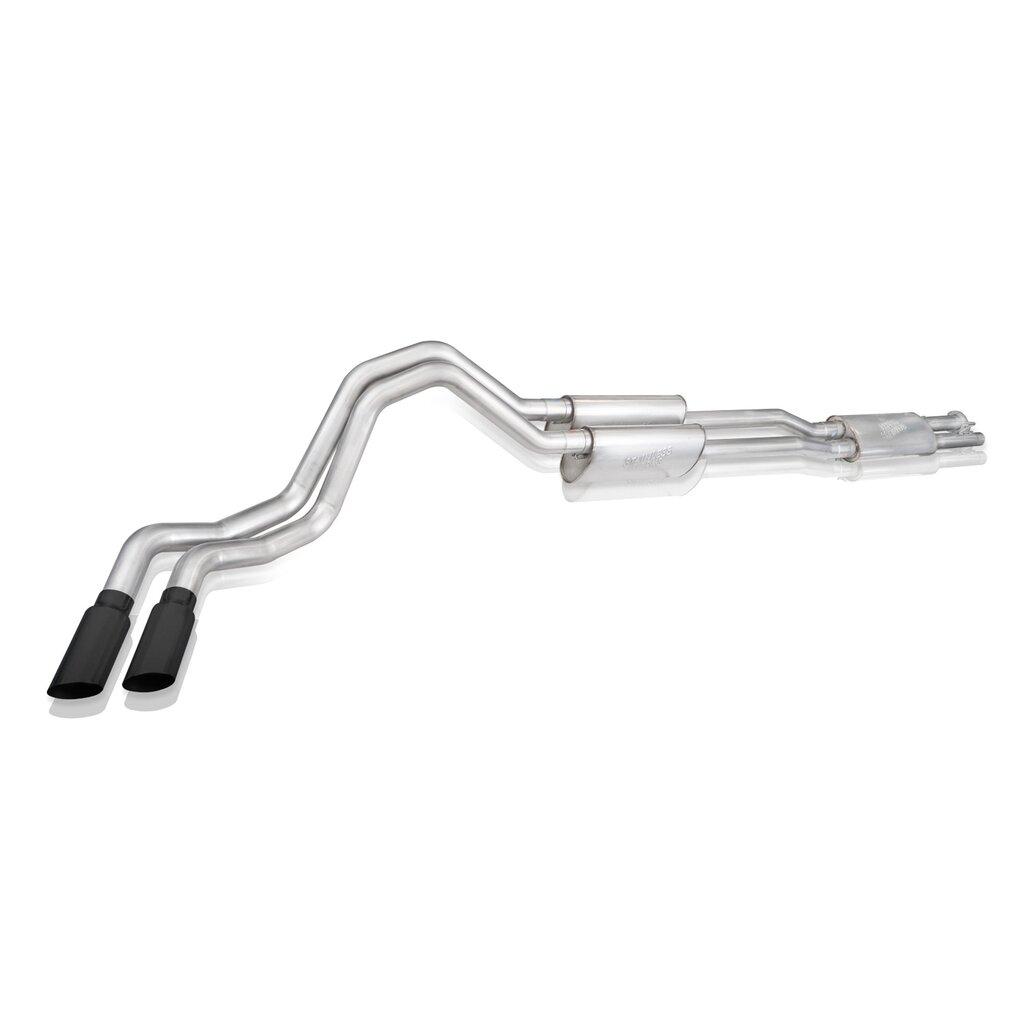 Stainless Works Catback Exhaust System - Redline, Black Tips (2020-2025 F-250 & F-350 7.3L) - FT220CBR-B