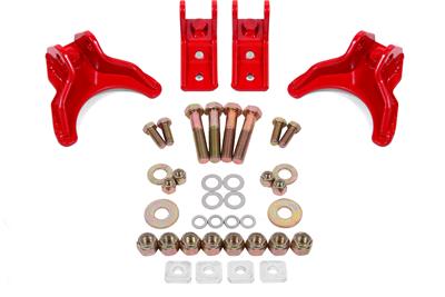 BMR Fabrication Coilover conversion kit, rear, non-adj shock mt, w/o CAB Red (1982-2002 3rd Gen F-Body) - CCK341R