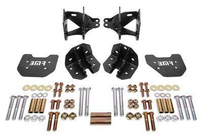 BMR Fabrication Coilover conversion kit, rear, with CAB Black Hammertone (1979-2004 Fox Mustang) - CCK743H