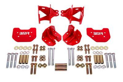 BMR Fabrication Coilover conversion kit, rear, with CAB Black Hammertone (1979-2004 Fox Mustang) - CCK743R