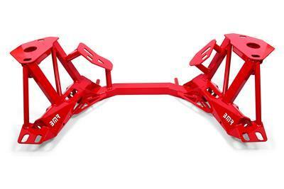 BMR Fabrication K-member, with spring perches, premium version Red (1996-2004 New Edge Mustang) - KM743R