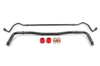 BMR Fabrication Sway bar kit with bushings, front (SB111H) and rear (SB112H) Black Hammertone (2008-2023 Challenger) - SB110H