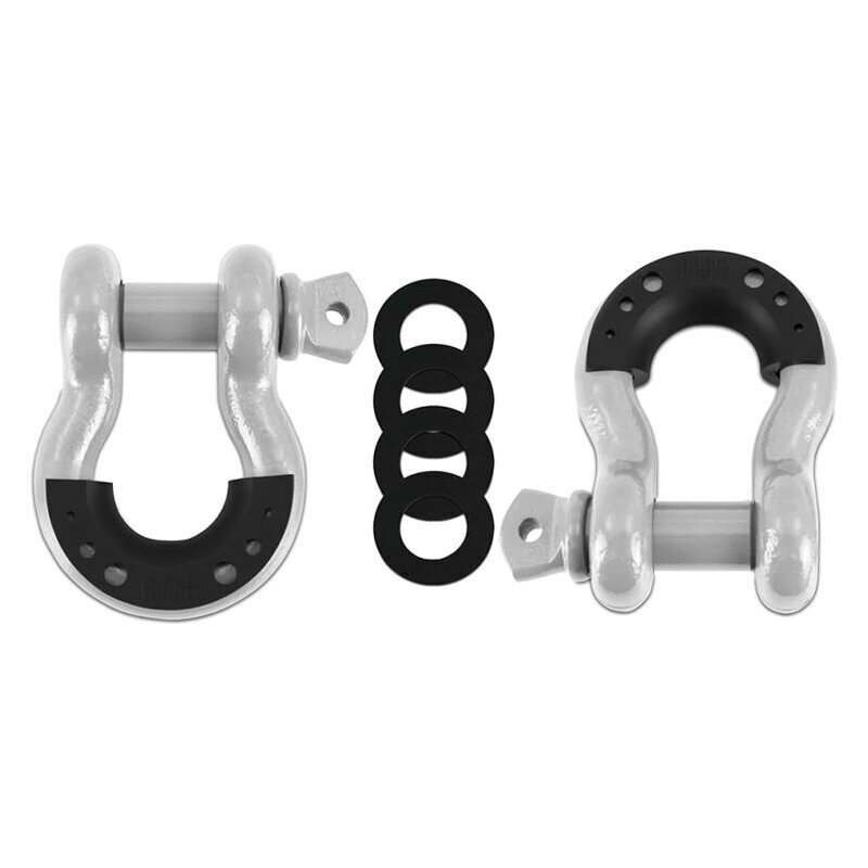 Borne Off-Road Borne D-Ring Shackle Set Grey - BNDR-GR