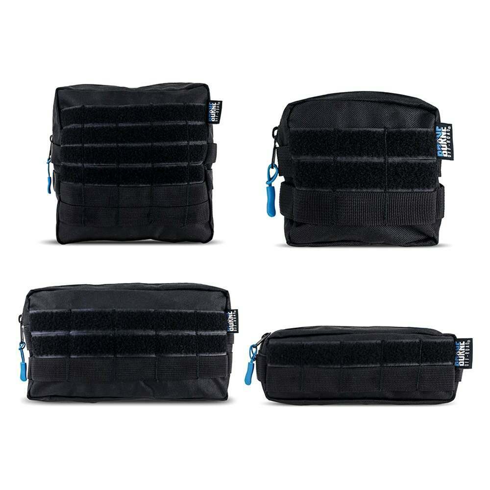 Borne Off-Road Molle Pouch Set - 4-Pack - BNMP-B-001