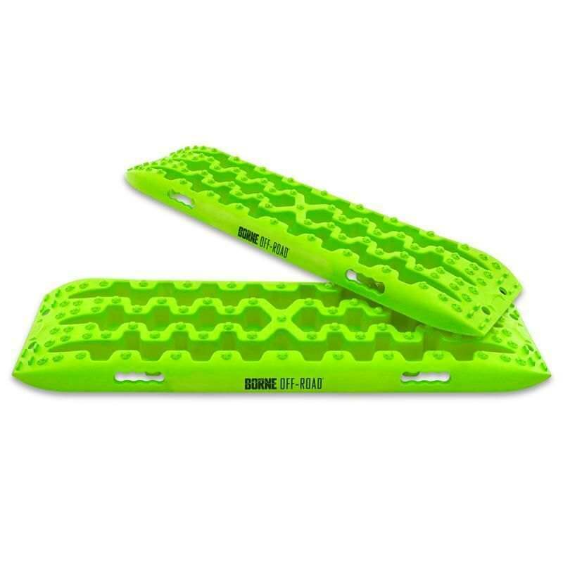 Borne Off-Road Traction Board Set, Neon Green - BNRB-109NG