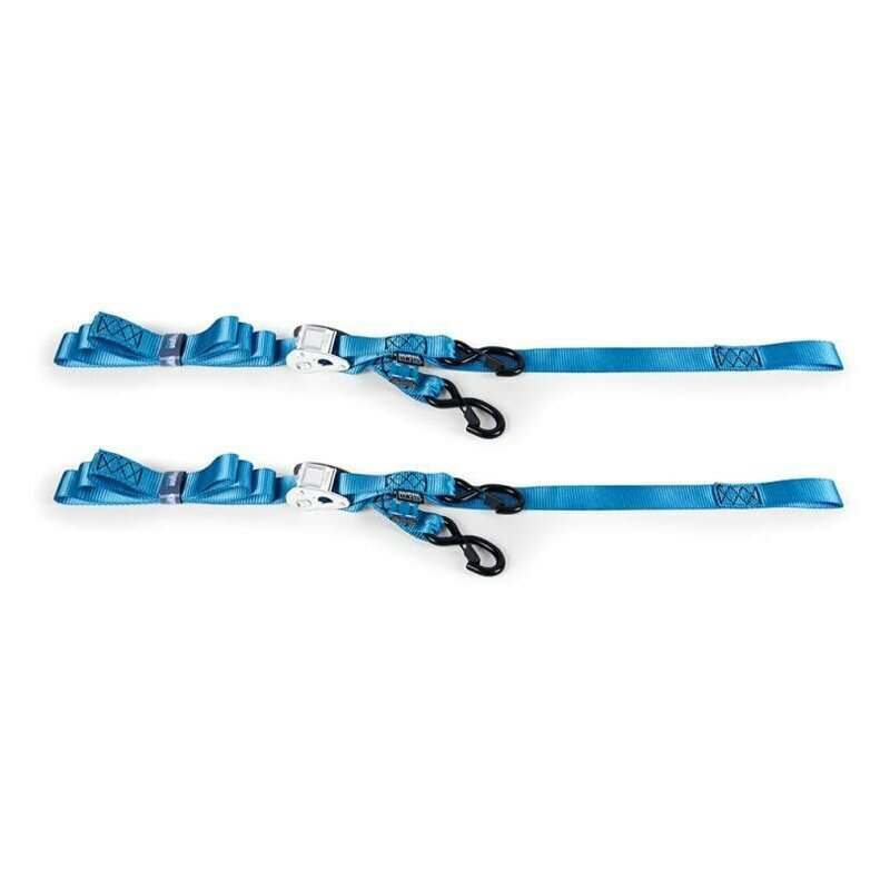Borne Off-Road Cam Buckle Tie-Down Kit (2-Pack) Blue - BNRTC-TDCB-2BL