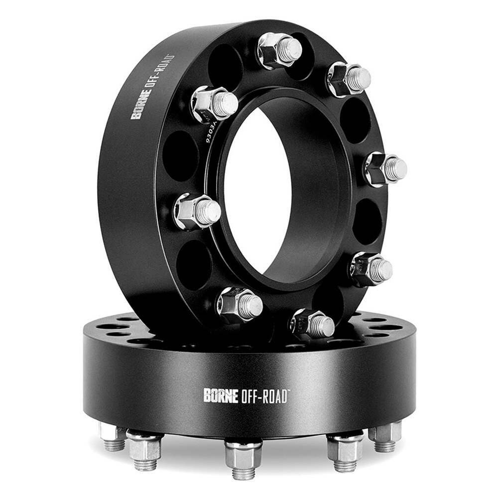 Borne Off-Road Wheel Spacers - 6x135 - 87.1 - 25 - M14 - Black - BNWS-007-250BK