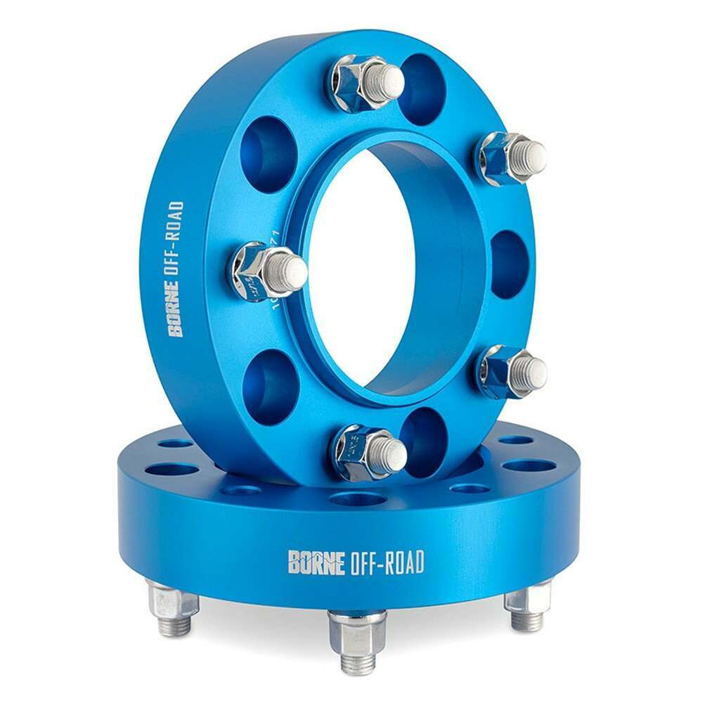 Borne Off-Road Wheel Spacers 5x150 110.1 38.1 M14 Blue - BNWS-010-381BL